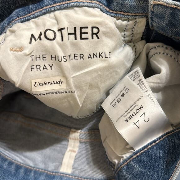 Mother denim the hustler ankle fray in understudy size 24 - Picture 6 of 8